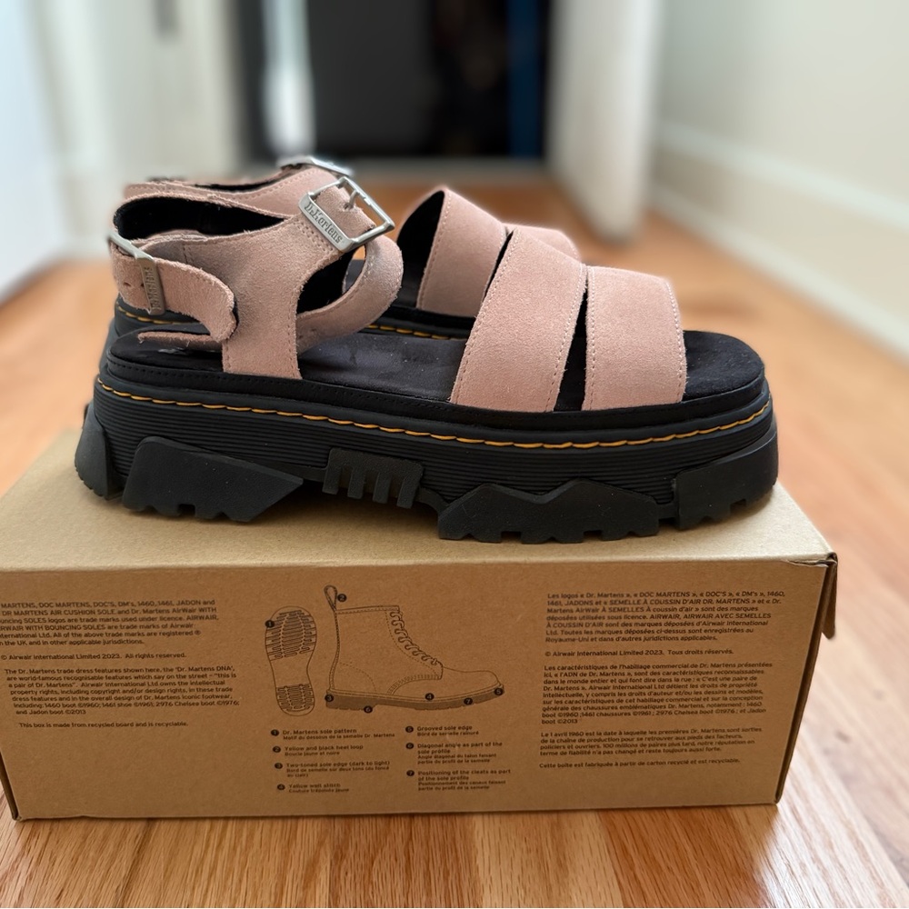 Dr. Martens Blush Pink Chunky Sandals - Picture 4 of 5